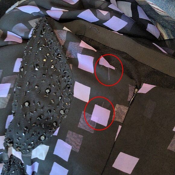 Vintage Y2K Badgley Mischka Gown Strapless Designer Beaded Sheer Wrap Siren 4 - Picture 6 of 15